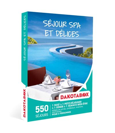 Séjour spa et délices - DAKOTABOX - Coffret Cadeau Séjour