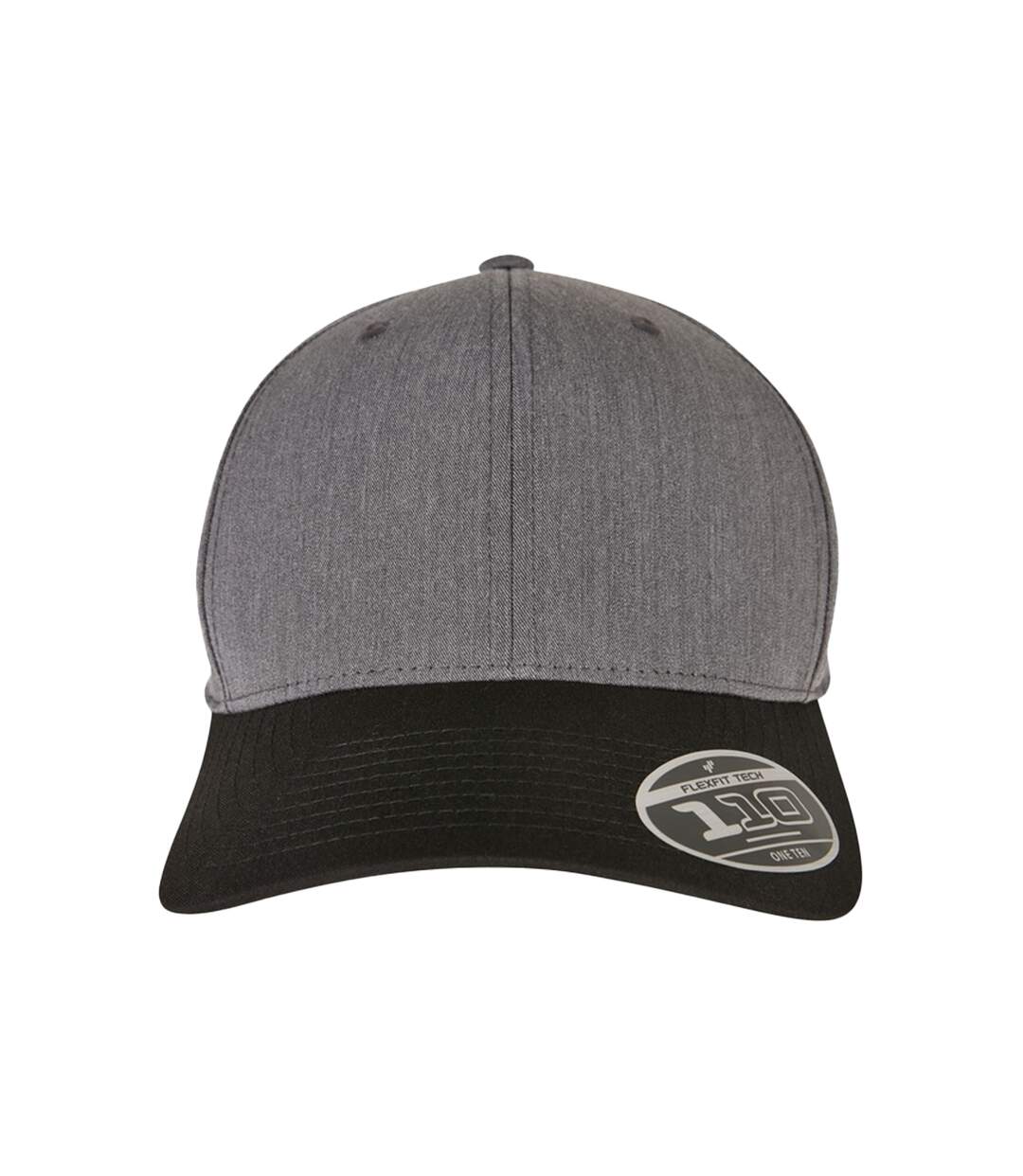 Casquette De Baseball Gris Foncé Noir Flexfit-3