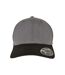 Casquette De Baseball Gris Foncé Noir Flexfit-3