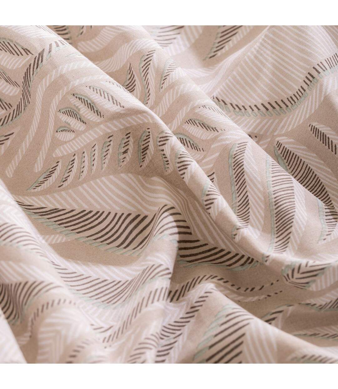 Parure de Lit Imprimée Nalh 240x220cm Beige-5