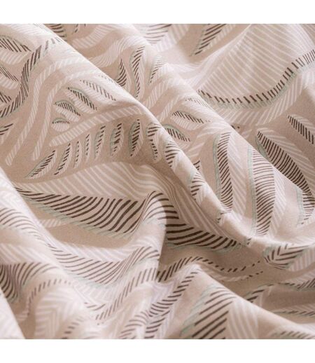 Parure de Lit Imprimée Nalh 240x220cm Beige