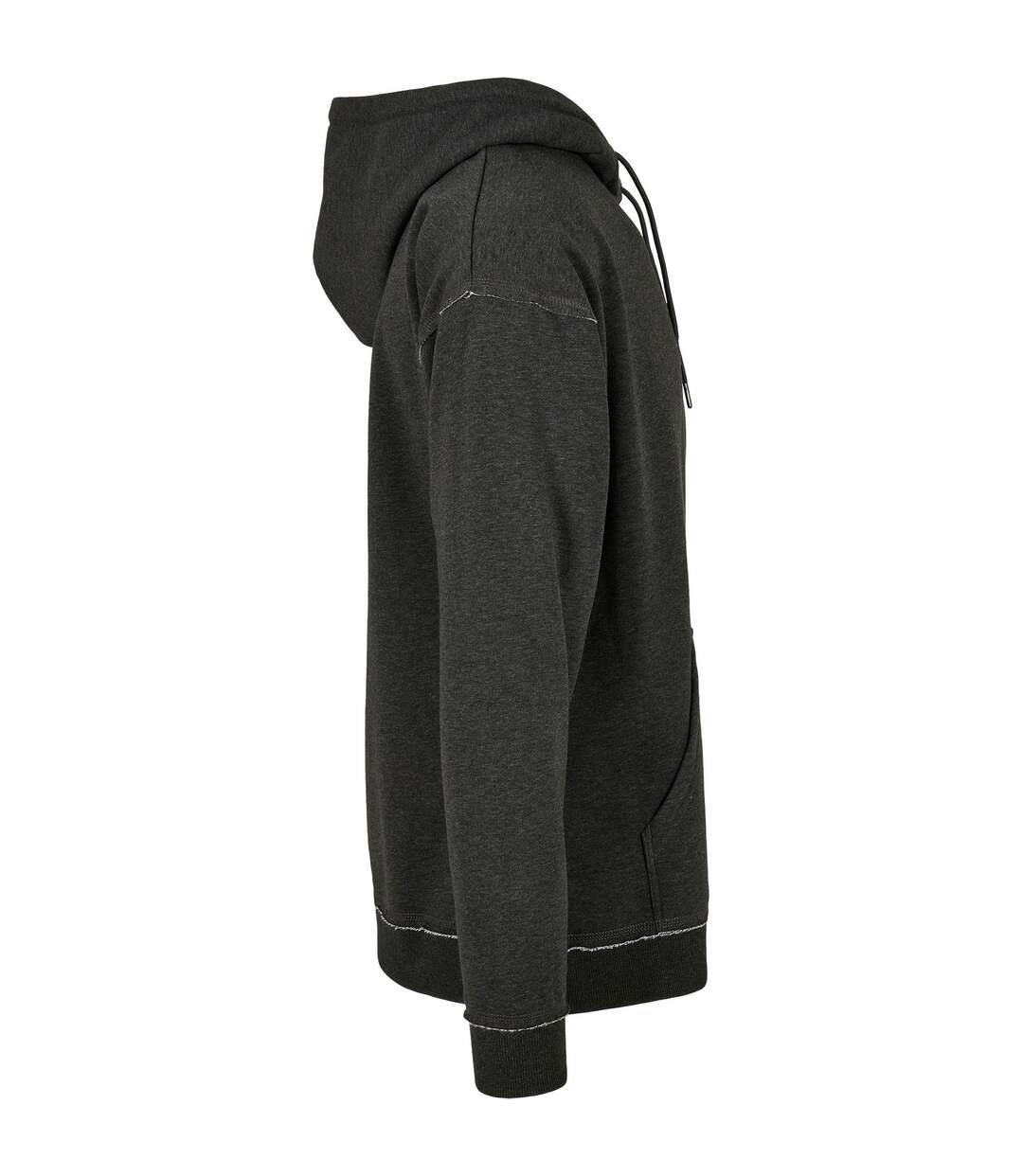 Sweat À Capuche Homme Charbon Build Your Brand-4