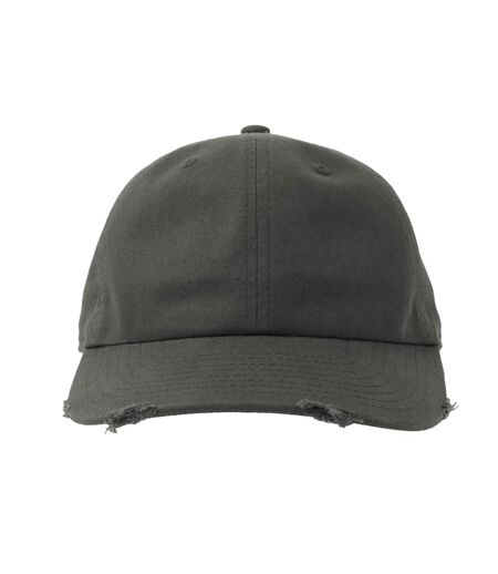 Casquette Destroyed-s Gris Foncé Atlantis Headwear