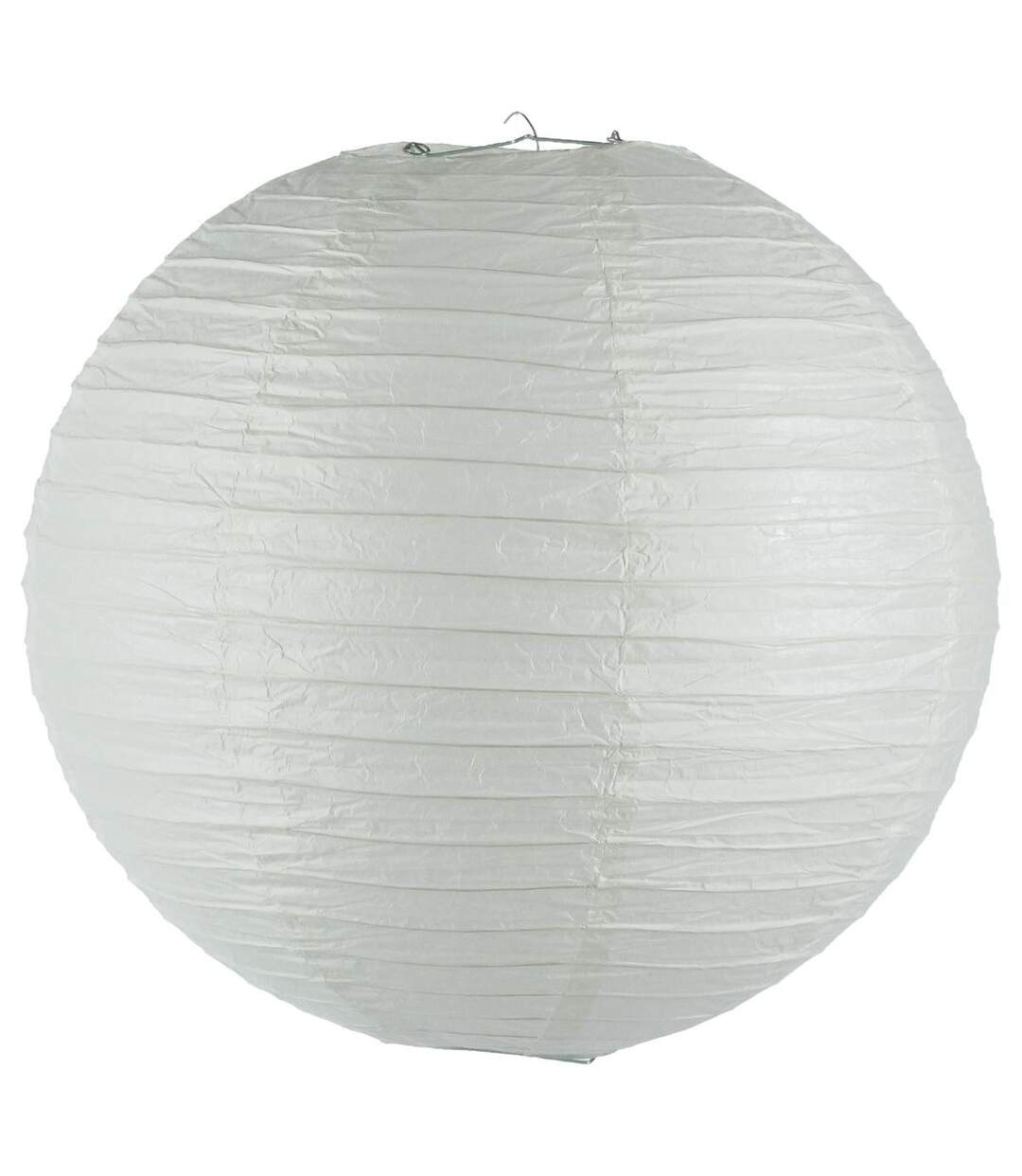 Lanterne Boule en Papier Générique 45cm Blanc-1