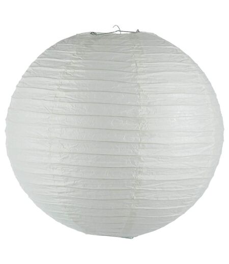 Lanterne Boule en Papier Générique 45cm Blanc