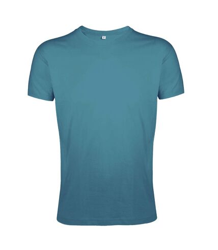 SOLS Mens Regent Slim Fit Short Sleeve T-Shirt (Duck Blue) - UTPC506