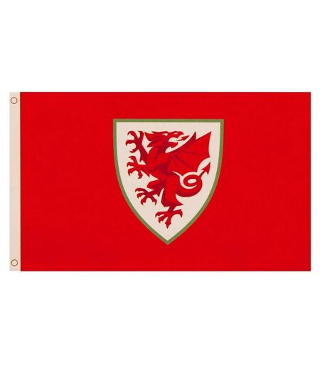 Wales Core Crest Flag (Red) (One Size)