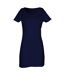 Robe T-shirt Motif/style Uni Femme Bleu Marine SF-2