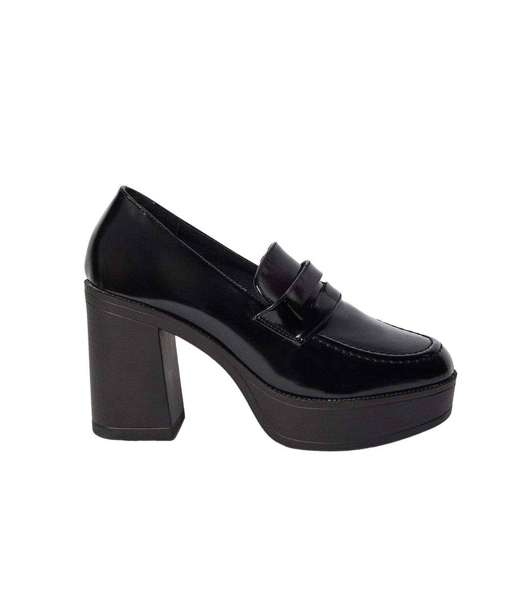 Mocassins penny cash femme noir Faith-2