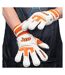 Gants De Gardien De But Entraînement Champ Adulte Blanc Orange 4Keepers-4