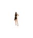 Mini Jupe Motif/style Découpé Femme Noir Missy Empire-1