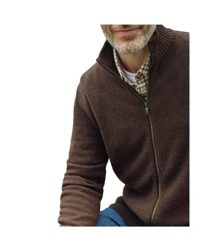 Cardigan Lincoln Homme Marron WoolOvers