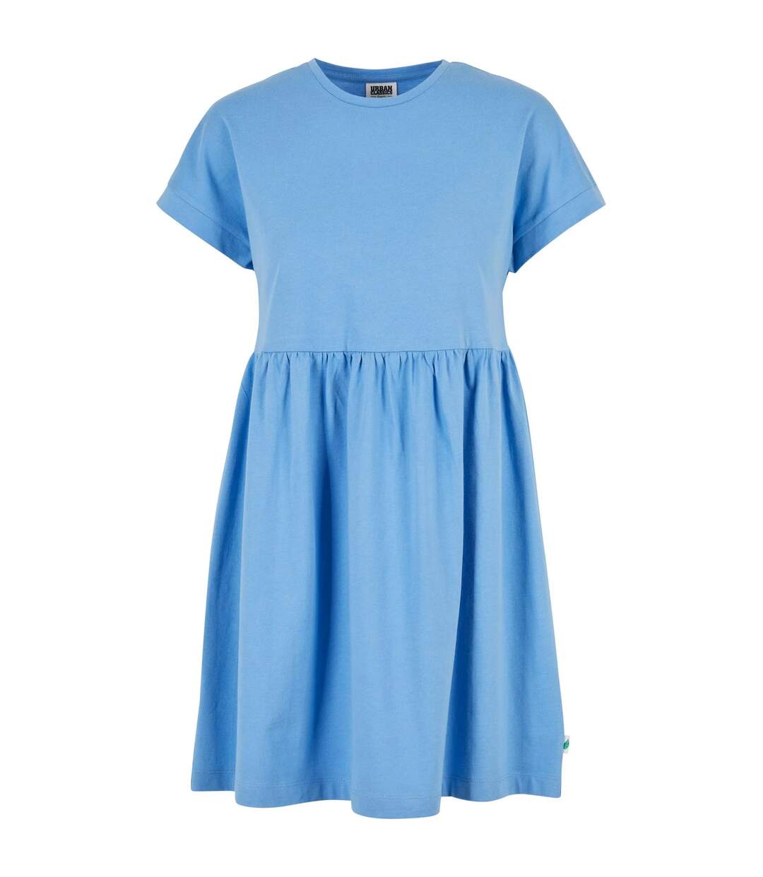 Robe T-shirt Empire Valance Femme Bleu Ciel Urban Classics-1