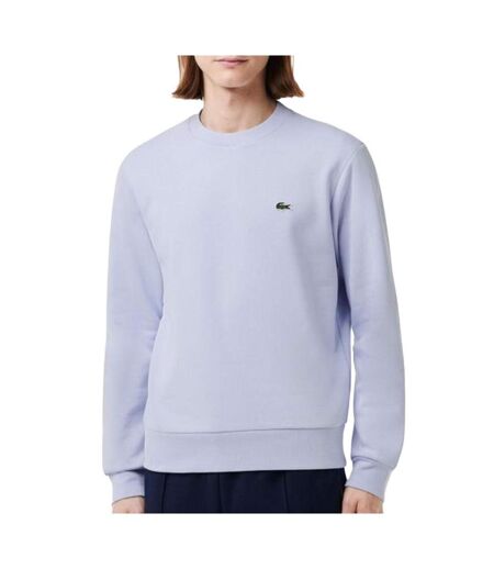 Sweat bleu mauve homme lacoste sh9608