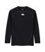 Mens Long-sleeved Base Layer Top Black White Canterbury-2