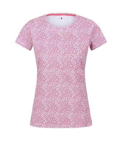 Regatta Womens/Ladies Fingal Edition Ditsy Print T-Shirt (Fruit Dove) - UTRG8947