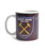 West Ham Halftone 11oz Mug (Claret/Blue) (One Size) - UTSG16587