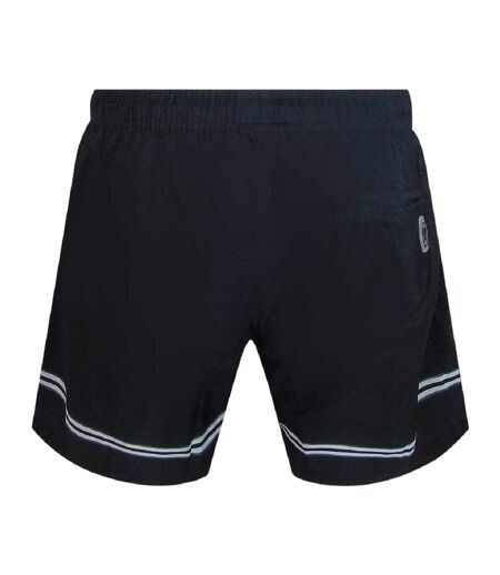 Short De Bain Motif/style À Rayures Homme Noir Philipp Plein