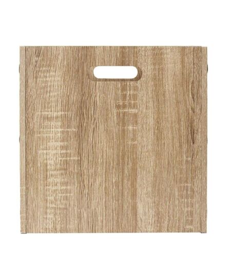 Cube de Rangement Bois 30x30cm Naturel
