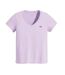 Womens/ladies Perfect V Neck T-shirt Lilac Levis-1