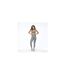 Womens/ladies Cross The Line Sachiko Logo Leggings Dark Stone Grey IQ-1