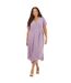 Robe Portefeuille Manches Courtes Motif/style Floral Femme Rose Brave Soul-4