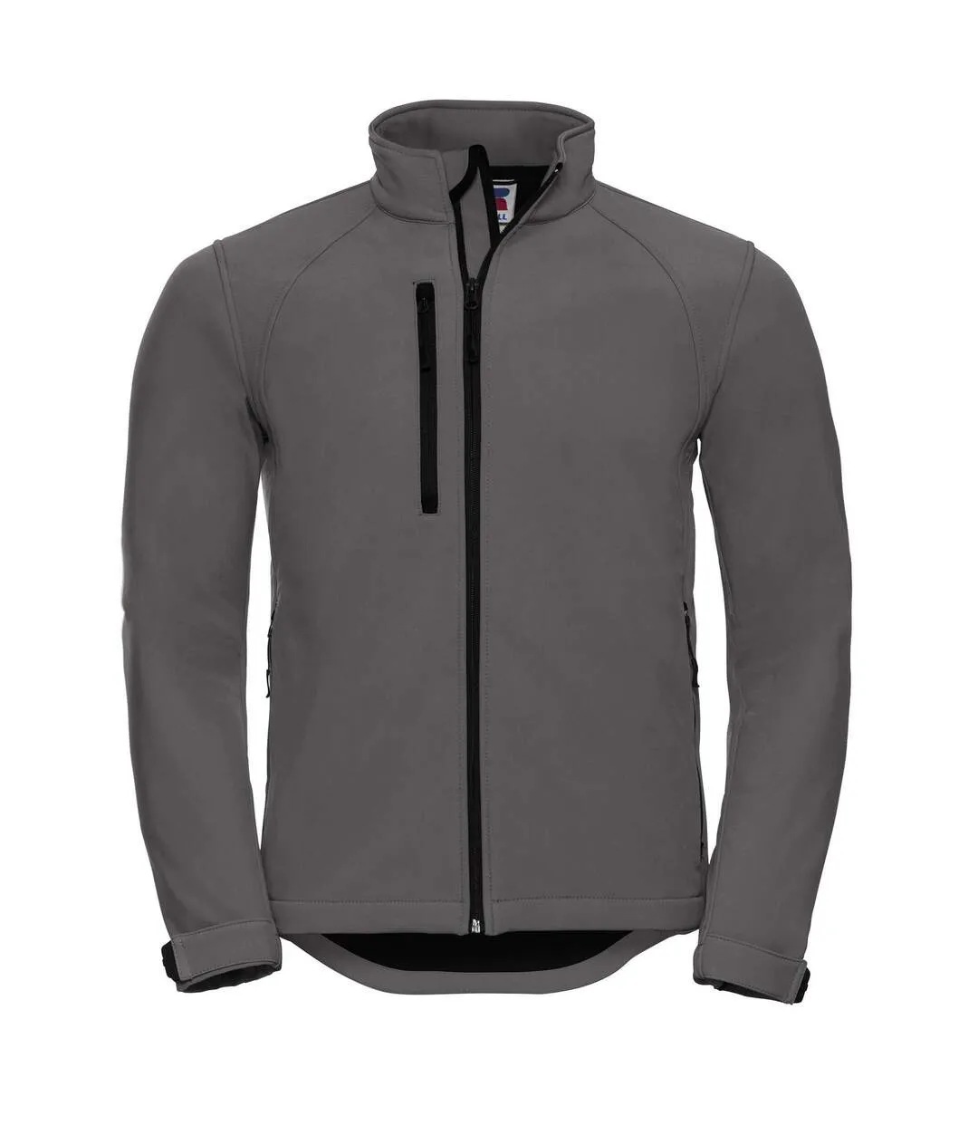 Veste Softshell Résistante À L'eau Et Au Vent Pour Hommes Gris Russell-1