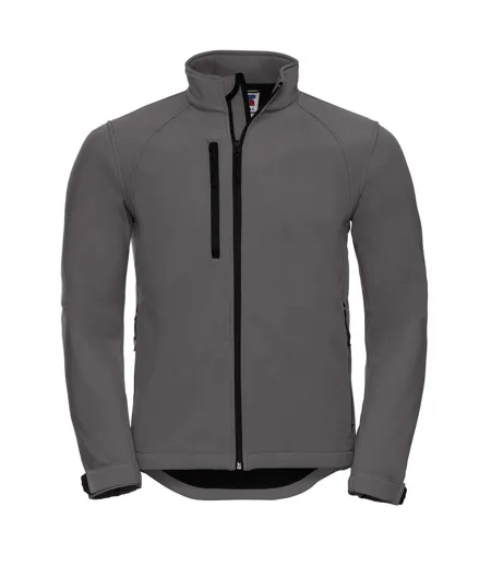 Veste Softshell Résistante À L'eau Et Au Vent Pour Hommes Gris Russell