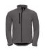 Veste Softshell Résistante À L'eau Et Au Vent Pour Hommes Gris Russell-1