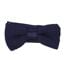 Mens Knitted Bow Tie One Size Dark Blue Boss-1
