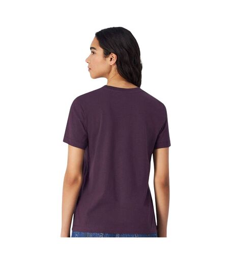 T-shirt Manches Courtes Femme Violet Clair Champion
