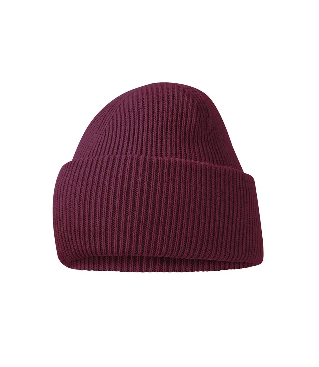 Bonnet Classic Adulte Bordeaux Beechfield-2