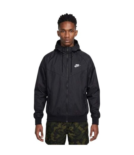 Veste Coupe-vent Homme Noir Blanc Nike