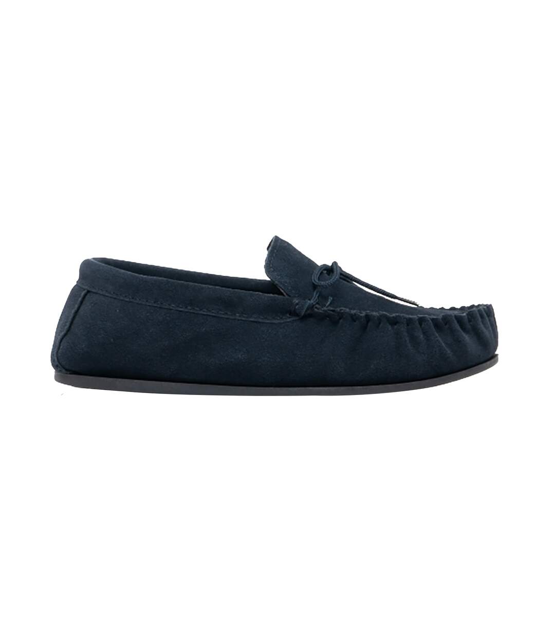 Pantoufles bruce hommes bleu marine Mokkers