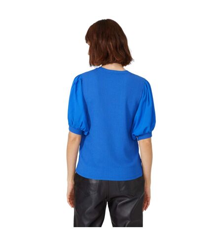 T-shirt femme bleu cobalt Principles