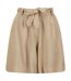 Womens/ladies Sabela Tie Belt Shorts Beige Regatta-3