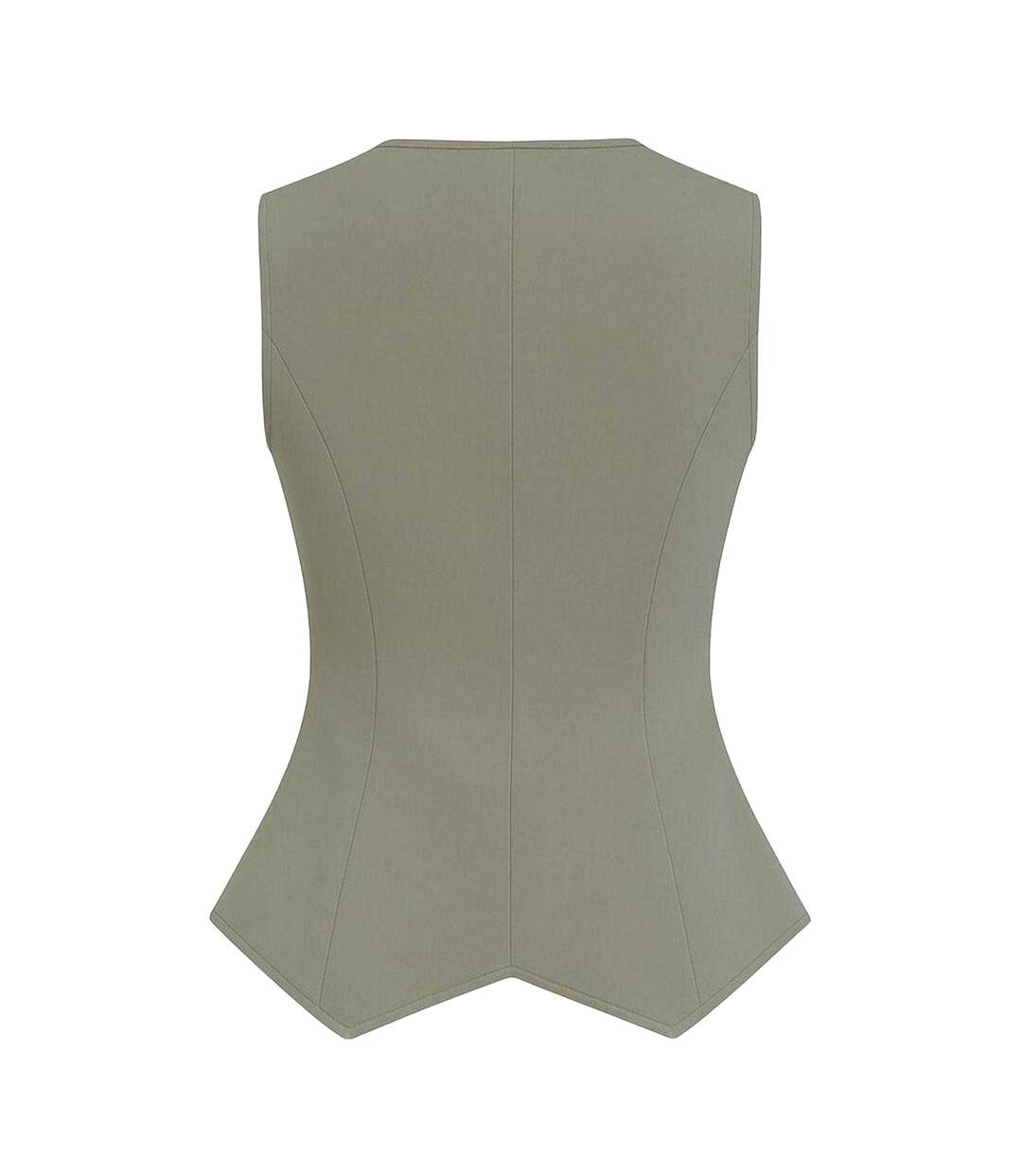 Womens/ladies Waistcoat Khaki Green I Saw It First-2