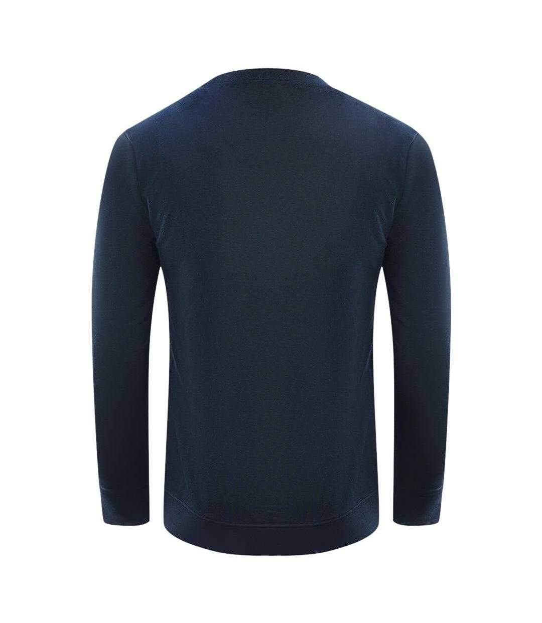 Unisex Adult Asymmetric Sweatshirt Navy Blue Cavalli Class-2