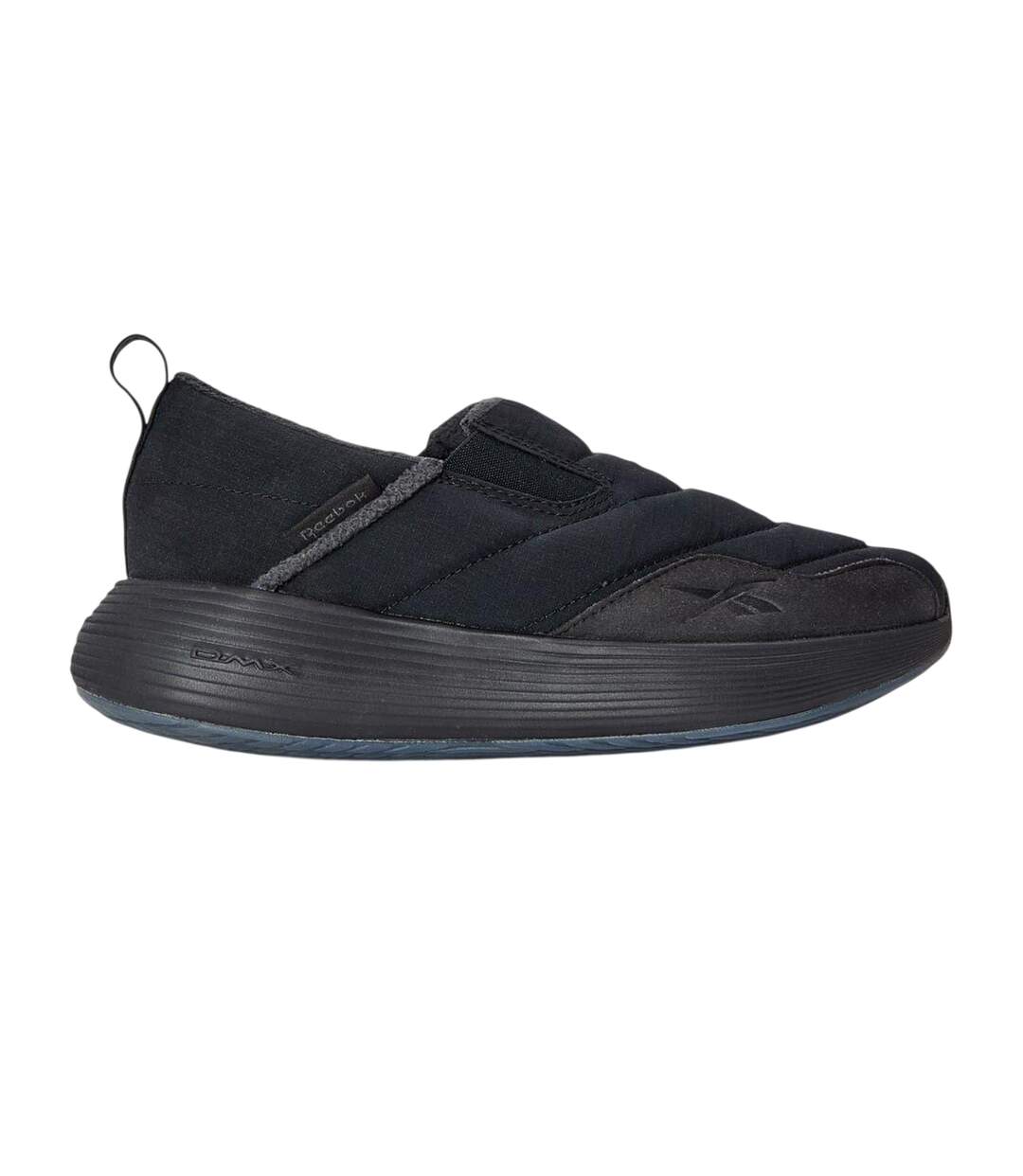 Womens/ladies Dmx Slip-in Flat Trainers Black Grey Reebok-1