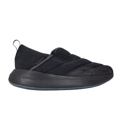 Womens/ladies Dmx Slip-in Flat Trainers Black Grey Reebok