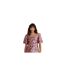 Womens/ladies Jacquard Party Shift Dress Pink Lovedrobe-1