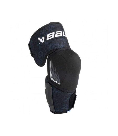 Childrens/kids X Intermediate Hockey Elbow Pads M Black White Bauer