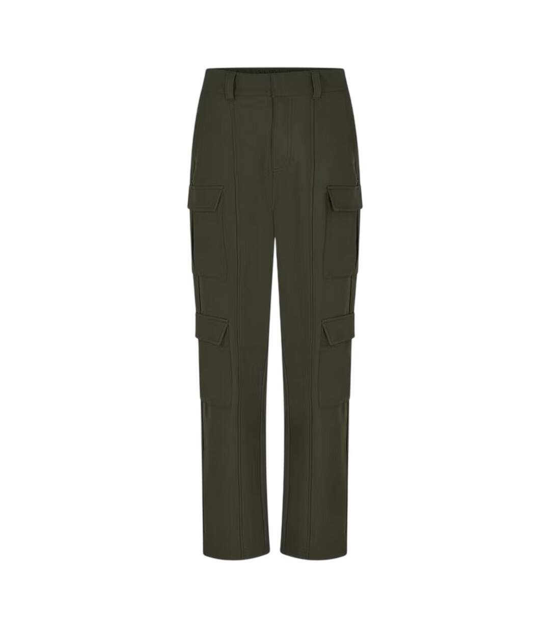 Pantalon À Poches Motif/style Uni Femme Vert Kaki Jack Wills-2