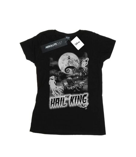 Disney T-shirt en coton Womens/Ladies Nightmare Before Christmas Hail The King (Noir) - UTBI35655