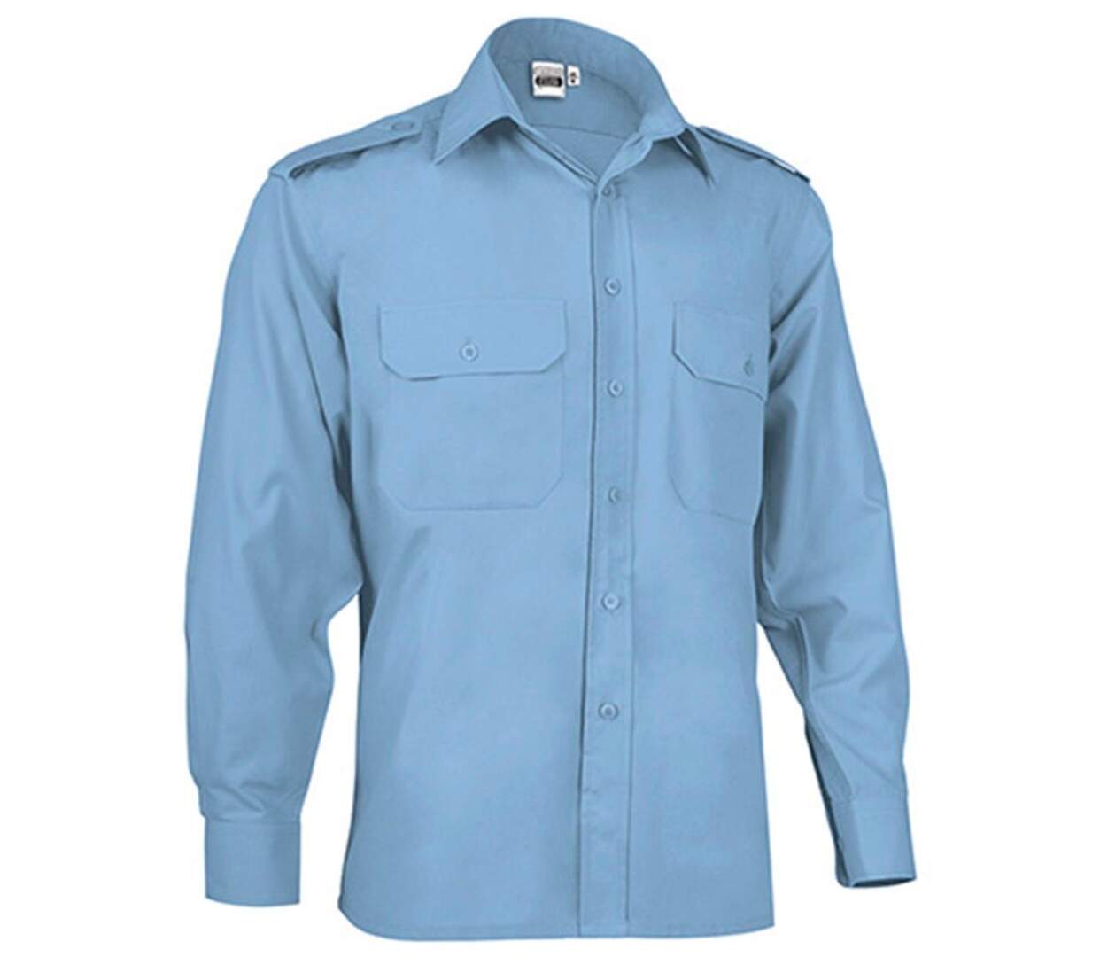 Chemise manches longues - Homme - VIGILANT ML - bleu ciel-1