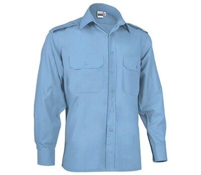 Chemise manches longues - Homme - VIGILANT ML - bleu ciel