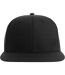 Unisex Adult James 6 Panel Recycled Polyester Snapback Cap Black Atlantis-1