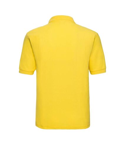 Russell Mens Polycotton Pique Polo Shirt (Yellow) - UTPC6401