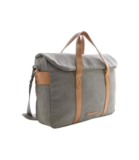 Canvas laptop bag one size grey XD Collection