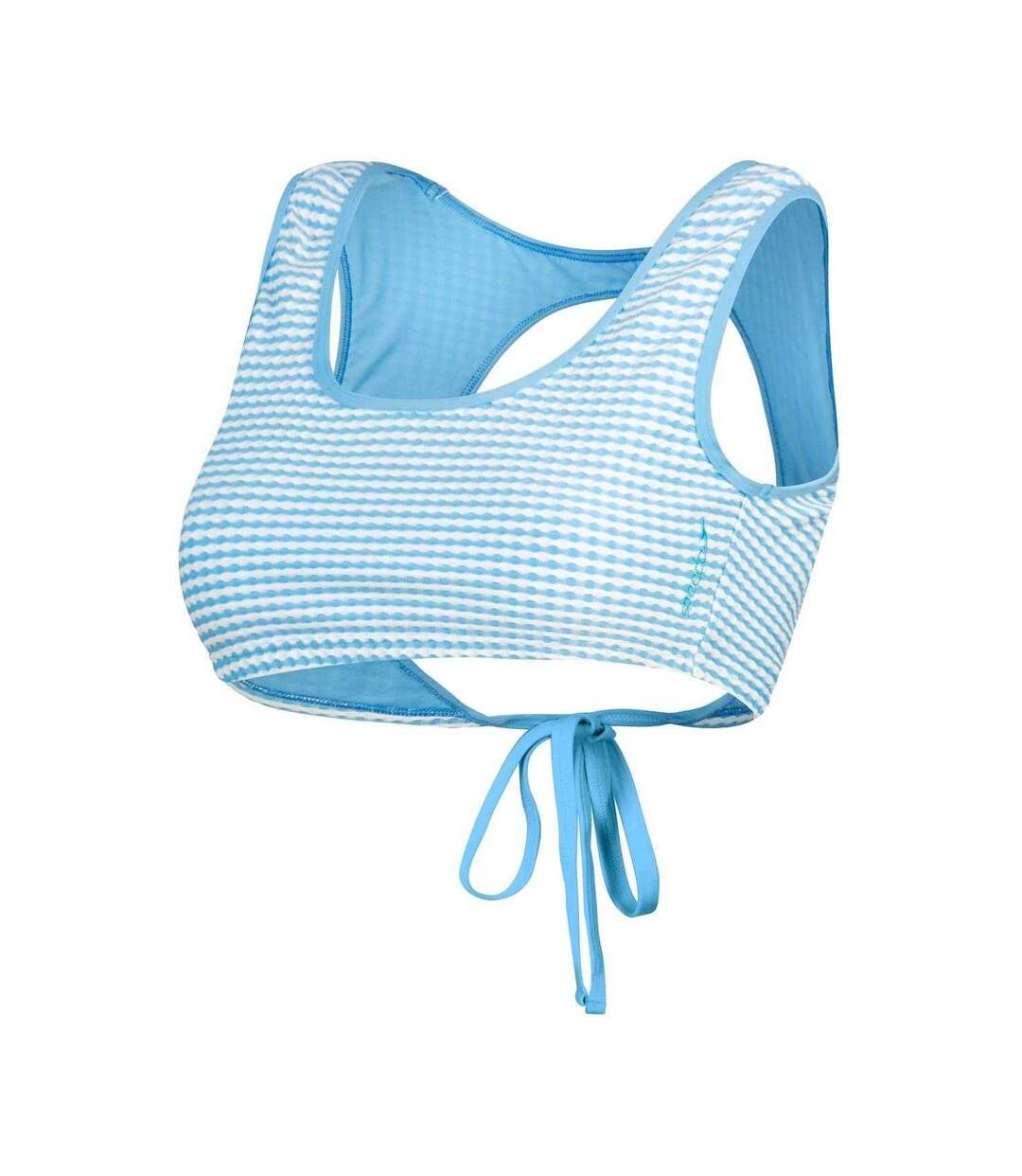 Haut De Maillot De Bain Motif/style Rayures Horizontales Femme Bleu À Rayures Speedo-2